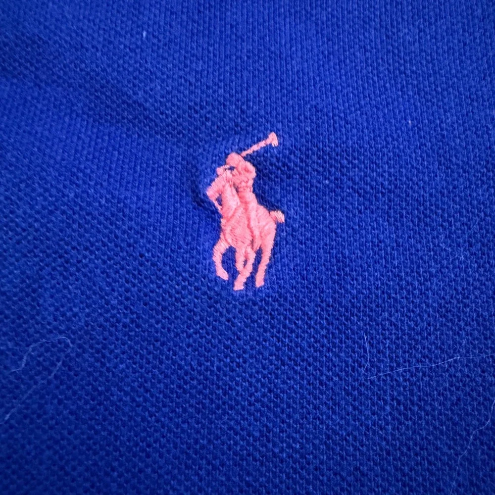 Polo Ralph Lauren Mens 3XLT Tall Royal Blue Short Sleeve Cotton Mesh Polo Shirt